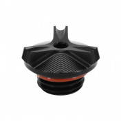 OIL CAP FOR YAMAHA 700 MT-07 ANODIZED BLACK - AVOC - 3700948234846