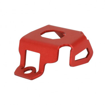 COUVERCLE DE PROTECTION BOCAL DE LIQUIDE DE FREIN ARRIERE MOTO POUR YAMAHA 700 MT-07 ALU ROUGE -AVOC- 3700948235140