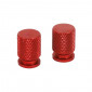 VALVE CAP-SCHRADER - FOR HONDA 750 X-ADV RED (PAIR) -AVOC- 3700948235348