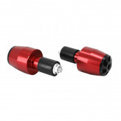 EMBOUT DE GUIDON MAXISCOOTER POUR HONDA 750 X-ADV ALU ANODISE ROUGE DIAM 17 mm (PAIRE) -AVOC- 3700948235492