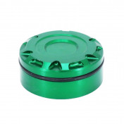 REAR BRAKE FLUID RESERVOIR CAP - FOR KAWASAKI 900 Z900 ALUMINIUM ANODIZED GREEN -AVOC- 3700948235935