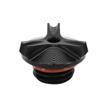 OIL CAP FOR KAWASAKI 900 Z900 ANODIZED BLACK - AVOC - 3700948235966