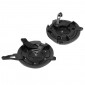 ENGINE COVERS PROTECTION SET - FOR YAMAHA 700 MT-07 ALU CNC - BLACK (PAIR) -AVOC- 3700948234365