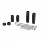 ENGINE COVERS PROTECTION SET - FOR YAMAHA 700 MT-07 ALU CNC - BLACK (PAIR) -AVOC- 3700948234365