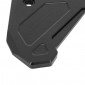PROTECTION PLATINE REPOSE-PIED MOTO POUR YAMAHA 700 MT-07 2014> ALU CNC ANODISE NOIR (PAIRE) -AVOC- 3700948234853