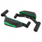 TAMPON DE PROTECTION MOTO POUR KAWASAKI 900 Z900 ALU CNC ANODISE CARBONE NOIR/VERT D.10mm (PAIRE) -AVOC- 3700948235607