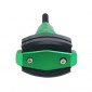 CRASHPADS/TOP BLOCK FOR KAWASAKI Z 900 / Z 650 - ALU CNC ANODIZED GREEN WITH LOGO (PAIR) -AVOC 3700948235621