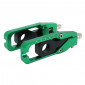 CHAIN TENSIONER FOR KAWASAKI Z900 ALU CNC ANODIZED GREEN (PAIR) -AVOC-