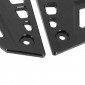 FOOTREST PLATE GUARD FOR KAWASAKI Z900 ALU CNC ANODIZED BLACK (PAIR) - AVOC - 3700948235997