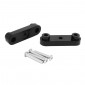TAMPON DE PROTECTION MOTO ALU CNC ANODISE ORANGE/NOIR D.8mm (PAIRE) -AVOC- 3700948236093