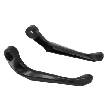 Protège Leviers de Frein + Embrayage Main Noir pour Guidon Moto 22 mm