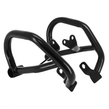 PROTECTION MOTEUR MOTO POUR YAMAHA 700 MT-07 2014>2018 METAL NOIR (PAIRE) -AVOC- 3700948234969