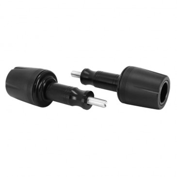 TAMPON DE PROTECTION MAXISCOOTER POUR HONDA 750 X-ADV ALU NOIR D.10mm (PAIRE) -AVOC- 3700948235379