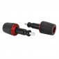 TAMPON DE PROTECTION MAXISCOOTER POUR HONDA 750 X-ADV ALU ROUGE D.10mm (PAIRE) -AVOC- 3700948235386