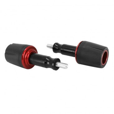 TAMPON DE PROTECTION MAXISCOOTER POUR HONDA 750 X-ADV ALU ROUGE D.10mm (PAIRE) -AVOC- 3700948235386