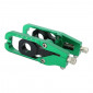 CHAIN TENSIONER FOR KAWASAKI Z900 ALU CNC ANODIZED GREEN (PAIR) -AVOC-