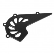 FRONT SPROCKET PROTECTOR FOR KTM 125 DUKE ALU CNC ANODIZED BLACK -AVOC- 3700948236109