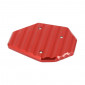 EXTENSION/AGRANDISSEUR BEQUILLE LATERALE MOTO POUR YAMAHA 700 MT-07, 600 XJ6, FZ6 ALU CNC ANODISE ROUGE -AVOC- 3700948234594