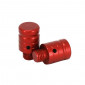 OBTURATEUR/BOUCHON RETROVISEUR MOTO COMPATIBLE YAMAHA 700 MT-07 M10 ALU ANODISE ROUGE -AVOC- 3700948234723