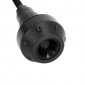 TAMPON DE PROTECTION MOTO ALU CNC ANODISE NOIR DIAM 10mm (FORME RONDE) (PAIRE) -AVOC- 3700948234778