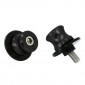 DIABOLO FOR PADDOCK STAND FOR YAMAHA 700 MT-07 ALUMINIUM BLACK (PAIR) -AVOC- 3700948234877
