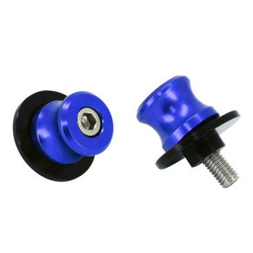 DIABOLO FOR PADDOCK STAND FOR YAMAHA 700 MT-07 ALUMINIUM BLUE (PAIR) -AVOC- 3700948235201