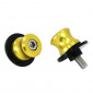 DIABOLO FOR PADDOCK STAND FOR YAMAHA 700 MT-07 ALUMINIUM GOLD (PAIR) -AVOC- 3700948235218