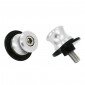 DIABOLO FOR PADDOCK STAND FOR YAMAHA 700 MT-07 ALUMINIUM GREY (PAIR) -AVOC- 3700948235225