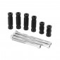PROTECTION/COUVRE CARTER MOTO POUR KAWASAKI 900 Z900 ALU CNC ANODISE NOIR (PAIRE) -AVOC- 3700948235683