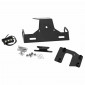 SUPPORT DE PLAQUE IMMATRICULATION MOTO ADAPTABLE KAWASAKI 900 Z900 MODELE COURT ALU NOIR (AVEC ECLAIRAGE LED) -AVOC- 3700948235881