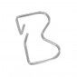 AGRAFE/EPINGLE FIXATION GAINE/CABLE POUR CYCLO PEUGEOT 103 (VENDU A L'UNITE) -SELECTION P2R- 3700948207338