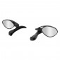 RETROVISEUR MOTO AVOC EMBOUT DE GUIDON AVEC PROTECTION DE LEVIER INTEGREE POUR KTM 125 DUKE NOIR (PAIRE) 3700948236345