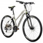 VELO MUSCULAIRE VTC 28 LEADER FOX TOSCANA FEMME ARGENT MAT 9V CADRE 20 POUCES (TAILLE ADULTE 180 à 188 cm) 8592826033680