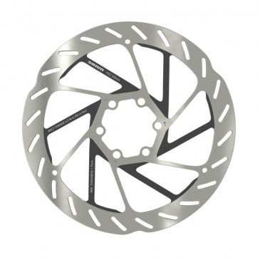DISQUE DE FREIN VTT 6 TROUS SRAM HS2 160mm ARGENT (BORD ARRONDI) 0710845862328