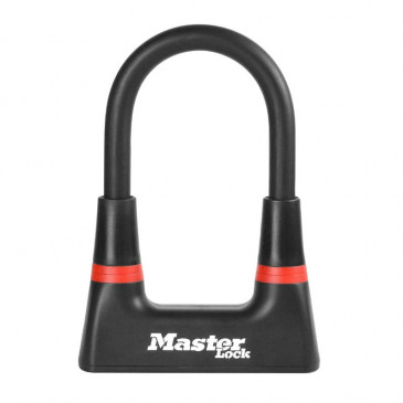ANTIVOL VELO / TROTTINETTE U MASTERLOCK 80 x 150mm DIAM 14mm NOIR LIVRE AVEC 4 CLES 3520190942739