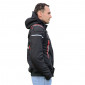 VESTE/BLOUSON ADX RSX NOIR/ROUGE XS AVEC CAPUCHE AMOVIBLE (AVEC PROTECTIONS/SANS PLAQUE DORSALE) (HOMOLOGUE NF EN 17092-4 : 2020)