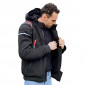 VESTE/BLOUSON ADX RSX NOIR/ROUGE XS AVEC CAPUCHE AMOVIBLE (AVEC PROTECTIONS/SANS PLAQUE DORSALE) (HOMOLOGUE NF EN 17092-4 : 2020) 3700948242056