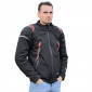 VESTE/BLOUSON ADX RSX NOIR/ROUGE XS AVEC CAPUCHE AMOVIBLE (AVEC PROTECTIONS/SANS PLAQUE DORSALE) (HOMOLOGUE NF EN 17092-4 : 2020)