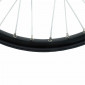 WHEEL FOR MTB 20" -FRONT- KARGO /E-BIKE DISC ALU DOUBLE WALLLED - VELOX HUB DISC 6 HOLES -BLACK-Qick release (REINFORCED) 3660429035280