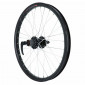 ROUE VTT / CARGO / VAE / E-BIKE / LONGTAIL DISQUE BLOCAGE 20" KARGO L ARRIERE NOIR MOYEU VELOX 6 TROUS CASSETTE 11/10/9V (RENFORCE) JANTE 25C 32 RAYONS POIDS MAX 225KGS 3660429035488