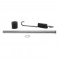 BEQUILLE SCOOT CENTRALE 12'' ADAPTABLE MBK 50 BOOSTER NG, ROCKET / YAMAHA 50 BW'S BUMP, SPY NOIR -SELECTION P2R- 1216102500001