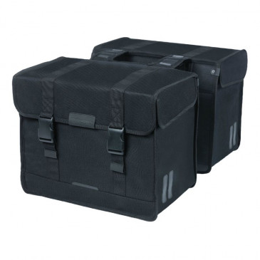 SACOCHE ARRIERE VELO DOUBLE BASIL KAVAN 58L NOIR (37x24x33cm) 8715019182204