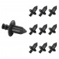 RIVET/CLIPS/AGRAFE DE CARROSSERIE/CARENAGE PLASTIQUE NOIR DIAM 8 mm (VENDU PAR 10) -SELECTION P2R- 7421083820416