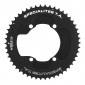 CHAINRING FOR ROAD BIKE - Ø 110 - 4 ARMS - For SHIMANO ULTEGRA R8000 / 6800 TA SPEED 2-X110 (AERO) 50 Teeth- COMPATIBLE 105 5800+R7000/DURA ACE 9000+9100 Black Ø.FOR SHIMANO ULTEGRA R8000 / 6800 11 Speed (ASK FOR BOLT KIT NON-INCLUDED) 3662458017206