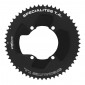 CHAINRING FOR ROAD BIKE - Ø 110 - 4 ARMS - For SHIMANO ULTEGRA R8000 / 6800 TA SPEED 2-X110 (AERO) 56 Teeth- COMPATIBLE 105 5800+R7000/DURA ACE 9000+9100 Black Ø.FOR SHIMANO ULTEGRA R8000 / 6800 11 Speed (ASK FOR BOLT KIT NON-INCLUDED) 3662458017251