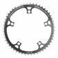 CHAINRING FOR TRACK BIKE - 5 Arms- Ø 144 TA 52 Teeth- SILVER ALU 7075 For CHAIN 3.17mm (1"1/8) 3662458005258