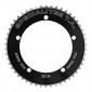 CHAINRING FOR TRACK BIKE - 5 Arms- Ø 144 TA FULL TRACK 50 Teeth- BLACK ALU 7075 For CHAIN 3.17mm (1"1/8) 3662458005326