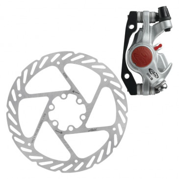 DISC BRAKE KIT -FOR ROAD BIKE- REAR - SRAM AVID BB5 Mechanical (CALIPER + 6 HOLES DISC Ø 140 mm) 0710845641077
