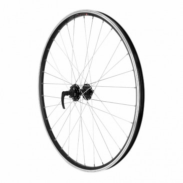 ROUE VTC DISQUE / PATIN BLOCAGE 700 x 35 - 28" M260 AVANT NOIR MOYEU VELOX 6 TROUS JANTE 19C 32 RAYONS - POIDS MAX 130KGS 3660429073282