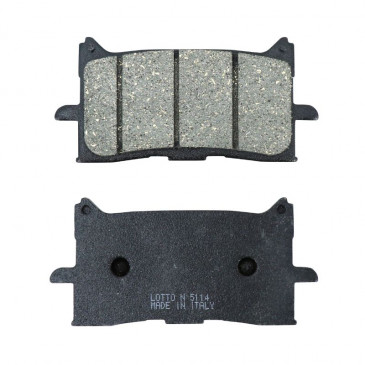 BRAKE PADS NEWFREN FOR HONDA 125 CB R 2018> FRONT FOR : 1000 AFRICA TWIN 2016>2019 , 1100 AFRICA TWIN 2020>, 750 X-ADV 2017>2018 (FD0521BT) (TOURING ORGANIC)